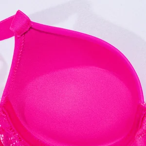Sütyen Takım Neon Fuşya Love Secret Taşlı Mikro Dolgulu