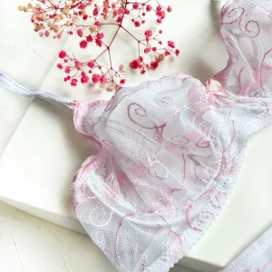 Pembe Bralet Sütyen Takımı