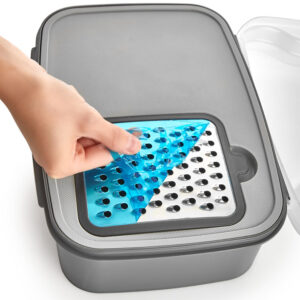 Masal Rendeli Saklama Kabı – 4500 ml, şeffaf tasarımı ve pratik rendeli yapısıyla mutfakta yer tasarrufu sağlar. hepdolu.com'da En iyi fiyata