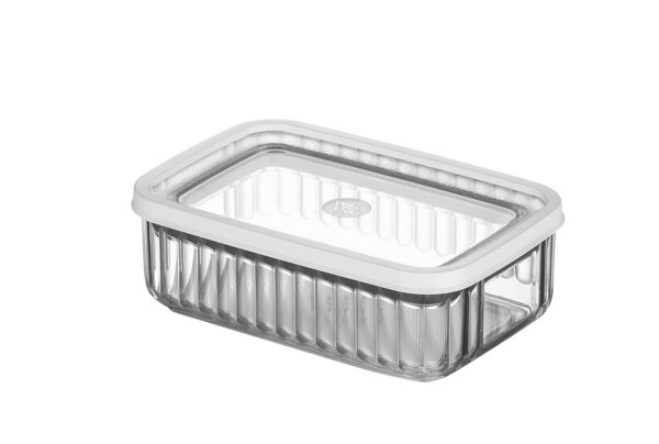 Vip Ahmet Dikdörtgen Saklama Kabı 2’li Set 600 ml, dayanıklı plastik malzemesi ve kompakt tasarımıyla gıdalarınızı güvenle saklamanızı sağlar.