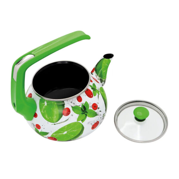 Mojito Emaye Çaydanlık, şık tasarımı ve dayanıklı emaye kaplaması ile mutfağınıza estetik ve fonksiyonellik kazandırır.