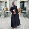 Şerit Dokulu Hafif Yaz Elbisesi! Hafif yapısı, 5 farklı renk seçeneği ve şık dokusuyla gün boyu ferahlık ve zarafet sunuyor. Şimdi keşfet!