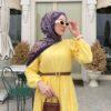 Şerit Dokulu Hafif Yaz Elbisesi! Hafif yapısı, 5 farklı renk seçeneği ve şık dokusuyla gün boyu ferahlık ve zarafet sunuyor. Şimdi keşfet!
