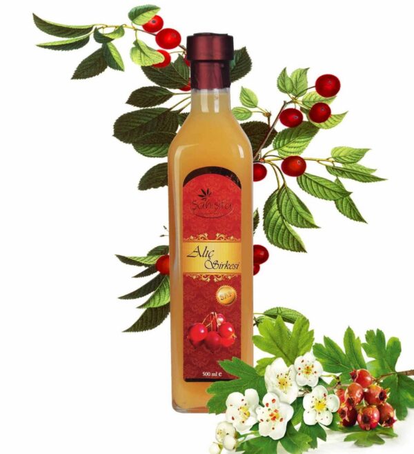 Alıç Sirkesi 500 ml, doğal fermantasyonla üretilmiş, katkısız ve saf yapısıyla bağışıklık, sindirim ve kalp sağlığını destekler.