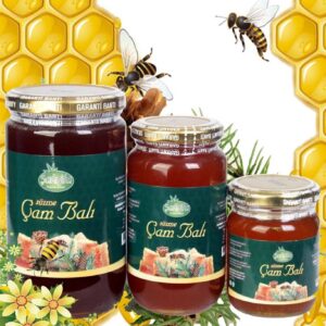 Çam Balı 450 gr, yoğun aroması ve katkısız yapısıyla doğadan sofranıza gelir. Enerji veren ve bağışıklığı destekleyen doğal bal.