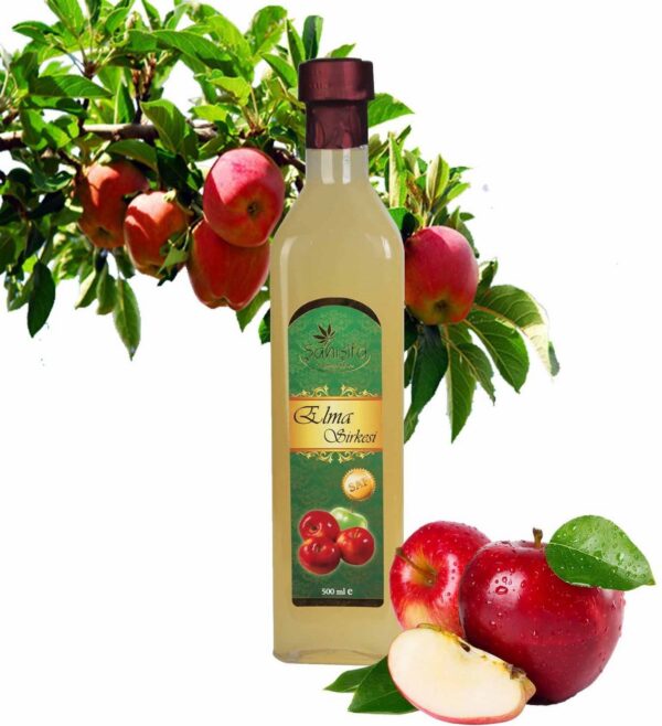 Elma Sirkesi 500 ml, doğal fermantasyonla üretilmiş, katkısız ve saf içeriğiyle sindirimi destekler, bağışıklık sistemini güçlendirir.