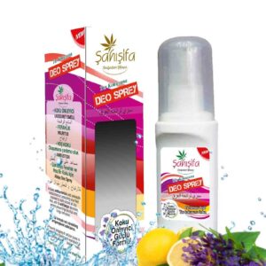 Doğal içerikli Deo Sprey; ter kokusunu önler, ferahlık sağlar. Alüminyum, paraben ve katkı maddesi içermez. Cildiniz doğallıkla korunsun!