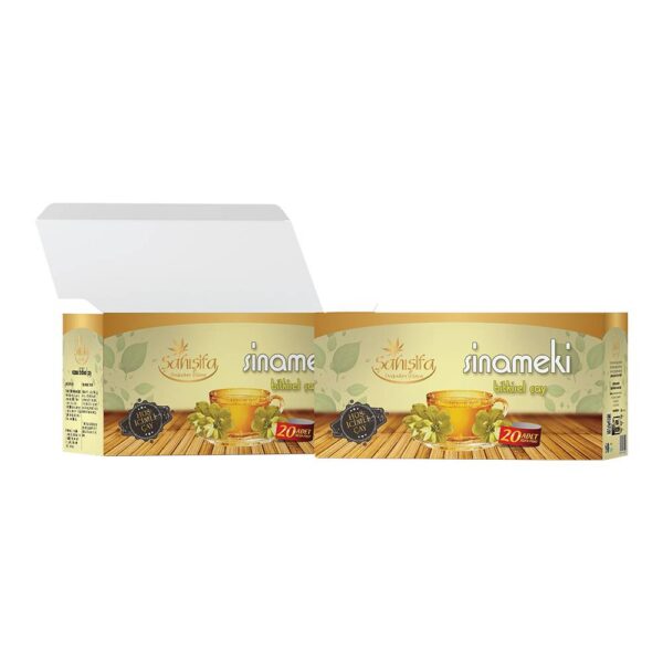 Sinameki Çayı 20'li süzen poşet, %100 doğal içerikli bitki çayı. Sindirimi destekler, kabızlık sorununu hafifletir ve detoks etkisi sağlar.