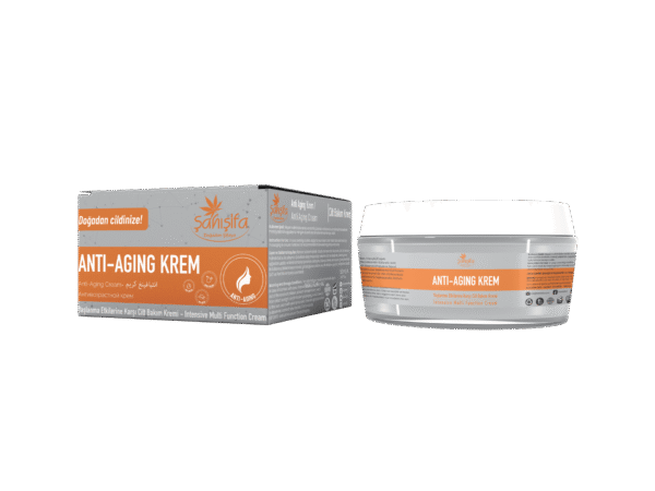 Doğal içerikli anti-aging krem, kırışıklıkları azaltır, cildi sıkılaştırır ve genç bir görünüm kazandırır. Paraben ve kimyasal içermez. Hepdolu.com'da!