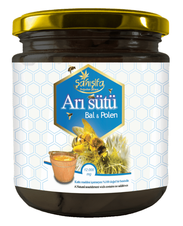 Arı Sütü Polen Bal Karışımı 12.000 mg, bağışıklığı güçlendiren ve enerji veren doğal destek. Katkısız ve %100 saf içerik. Hepdolu.com'da