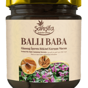 Ballı Baba Özel Karışım Macunu, doğal bitkisel içerikleriyle bağışıklık ve enerji desteği sağlar. Katkısız ve güçlü formül. Hepdolu.com'da