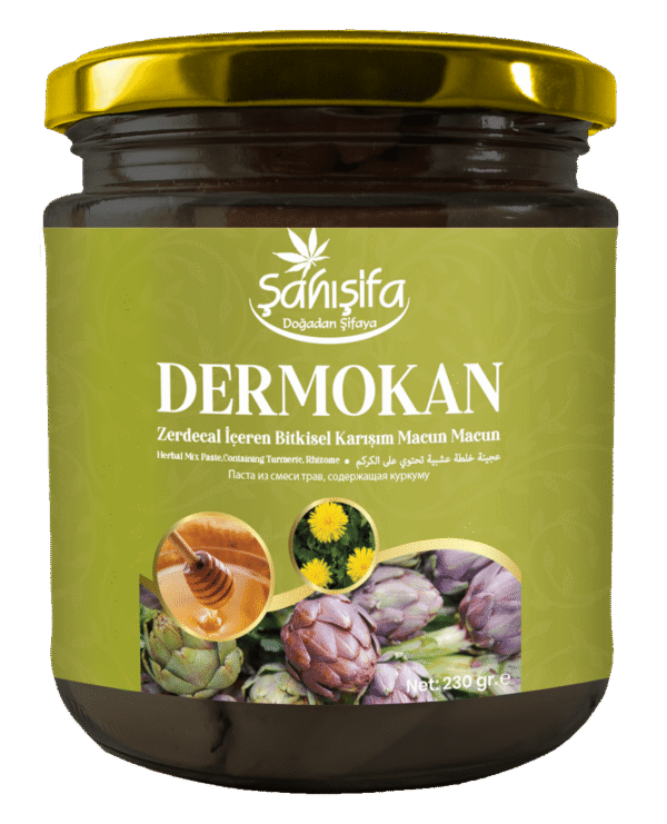 Dermokan Karışım Macunu, doğal bitki özleriyle cilt sağlığını ve bağışıklık sistemini destekler. Günlük doğal takviye, katkısız içerik. Hepdolu.com'da