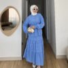 Canlı her rengi ve zarif fırfır detaylarıyla Bahara Dokunuş Tesettür Takım şimdi Hepdolu’da! Rahat, modern ve feminen stilin yeni favorisi!
