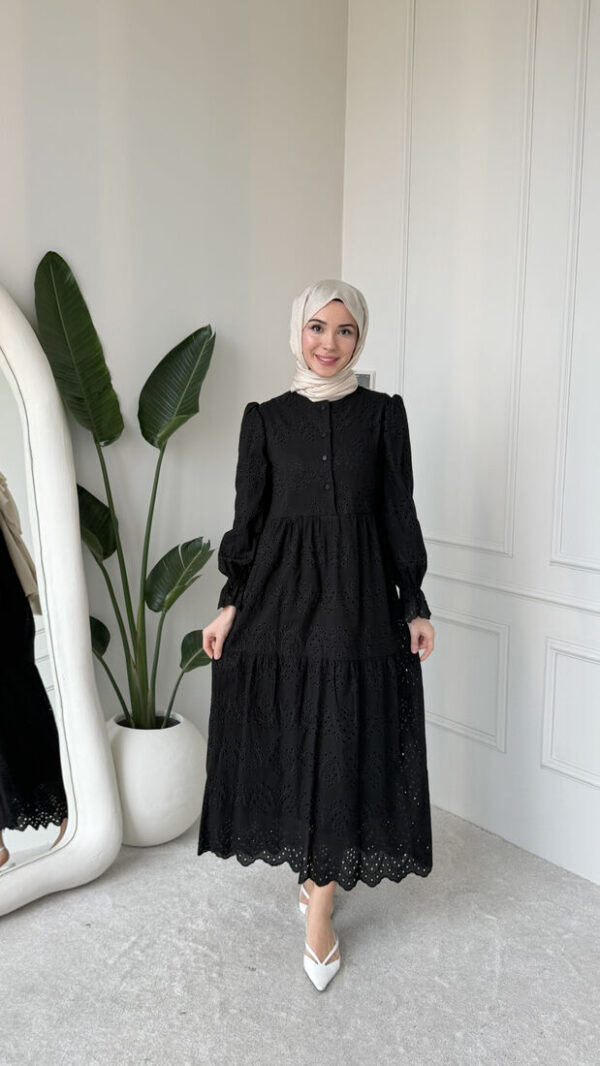 Zarif nakışlar ve nefes alan dokusuyla fisto brode elbiseleri keşfedin. Günlük ve şık kombinlerin vazgeçilmezi 6 renk seçeneğiyle Hepdolu'da sizi bekliyor.