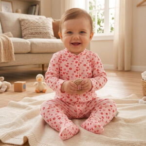 %100 pamuklu, fitilli, çıtçıtlı çiçek desenli bebek tulumu Hepdolu'da! Konforlu ve şık bebek kıyafetlerini şimdi keşfedin. bebek tulum modelleri