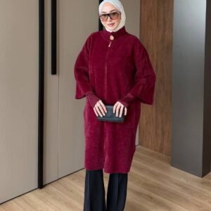 angora sakal uzun fermuarlı hırka; dik yaka, cepli ve standart beden. Ekru, bordo, siyah, kahve renk seçenekleri. Hemen inceleyin.